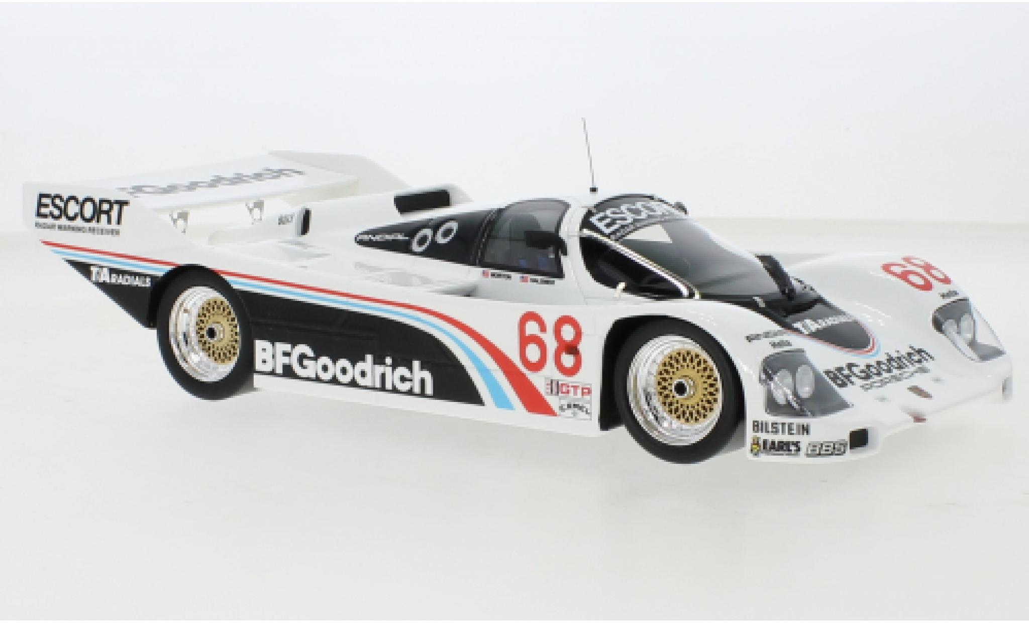 Diecast Model Cars Porsche 962 1986 143 Spark C Rhd No18 Brun