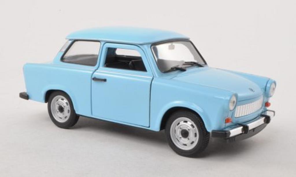Trabant 601 1/24 Welly bleu miniature