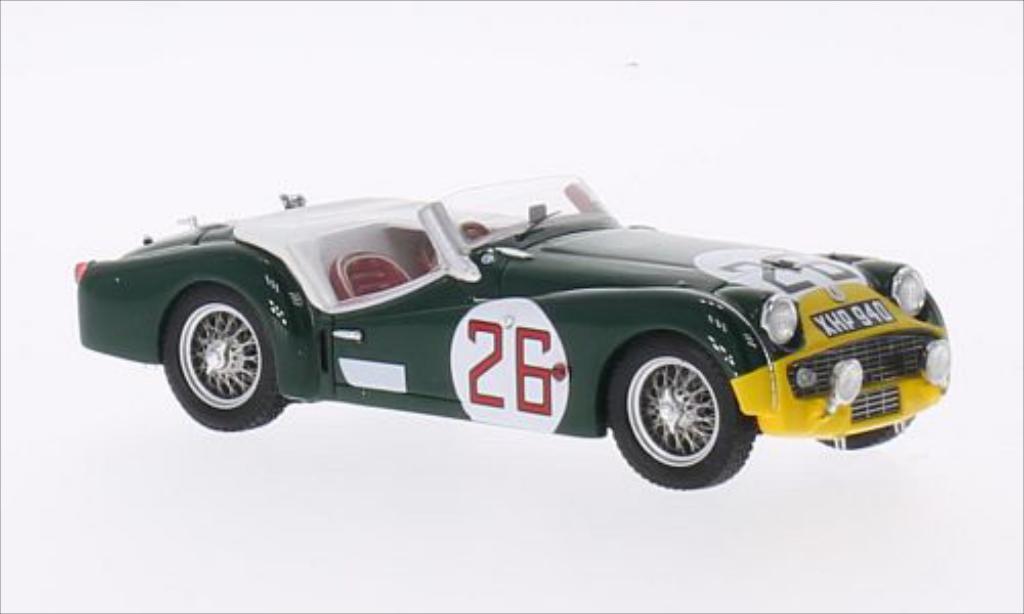 Triumph TR3 S 1/43 Spark S RHD No.26 24h Le Mans 1959 /M.rougehschild miniature