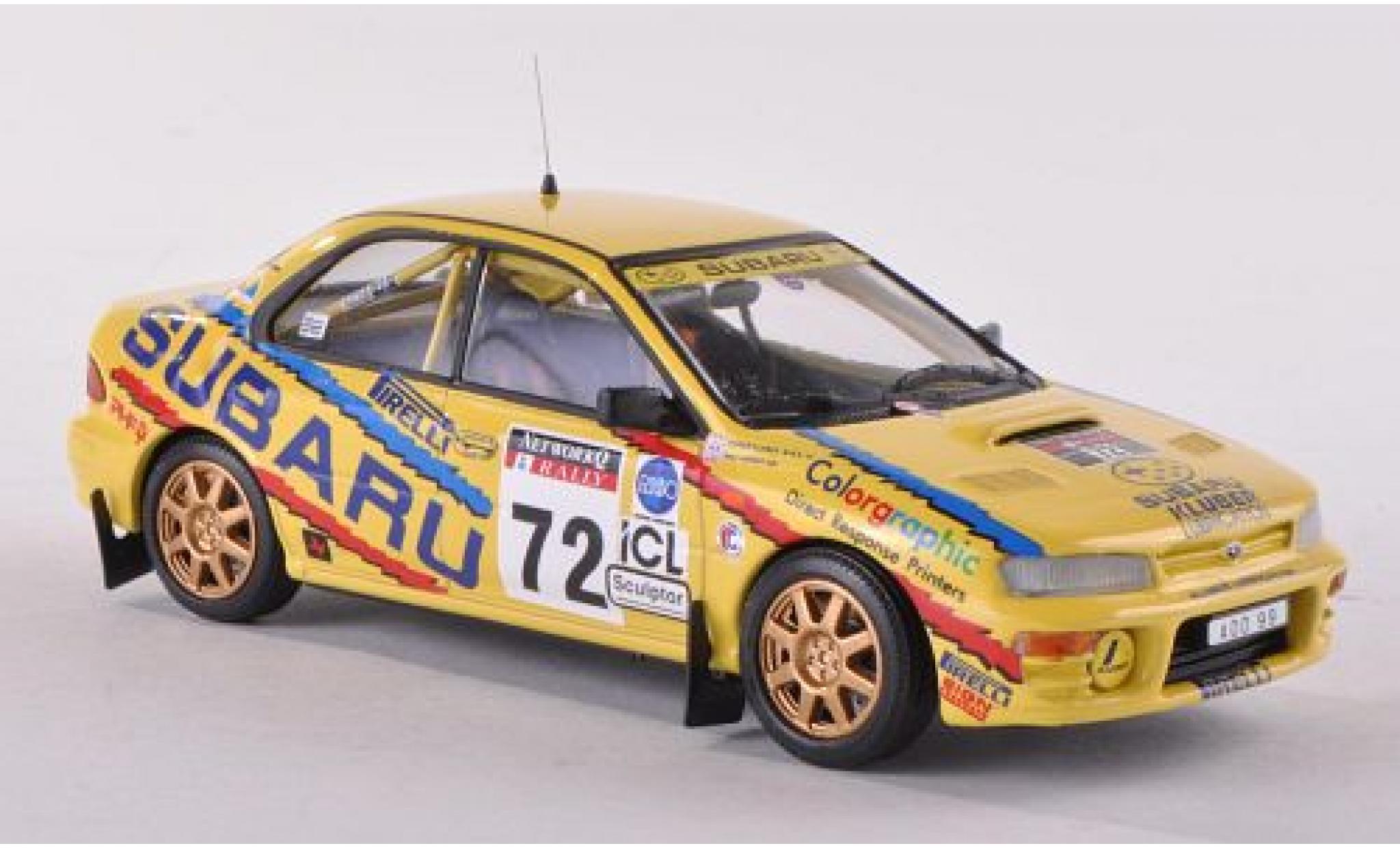 Miniature Subaru Impreza 1/43 Trofeu No.72 RAC Rallye 1995