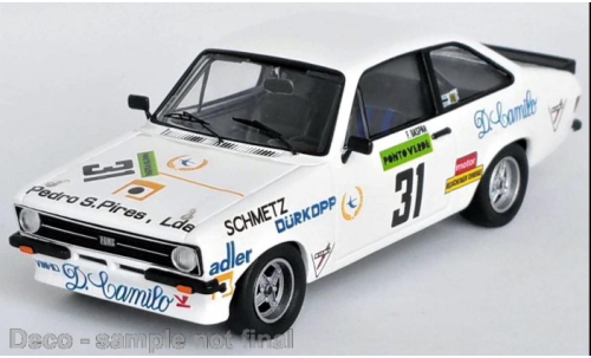 Miniature Ford Escort Trofeu Mk Ii Rs No Vila Do Conde