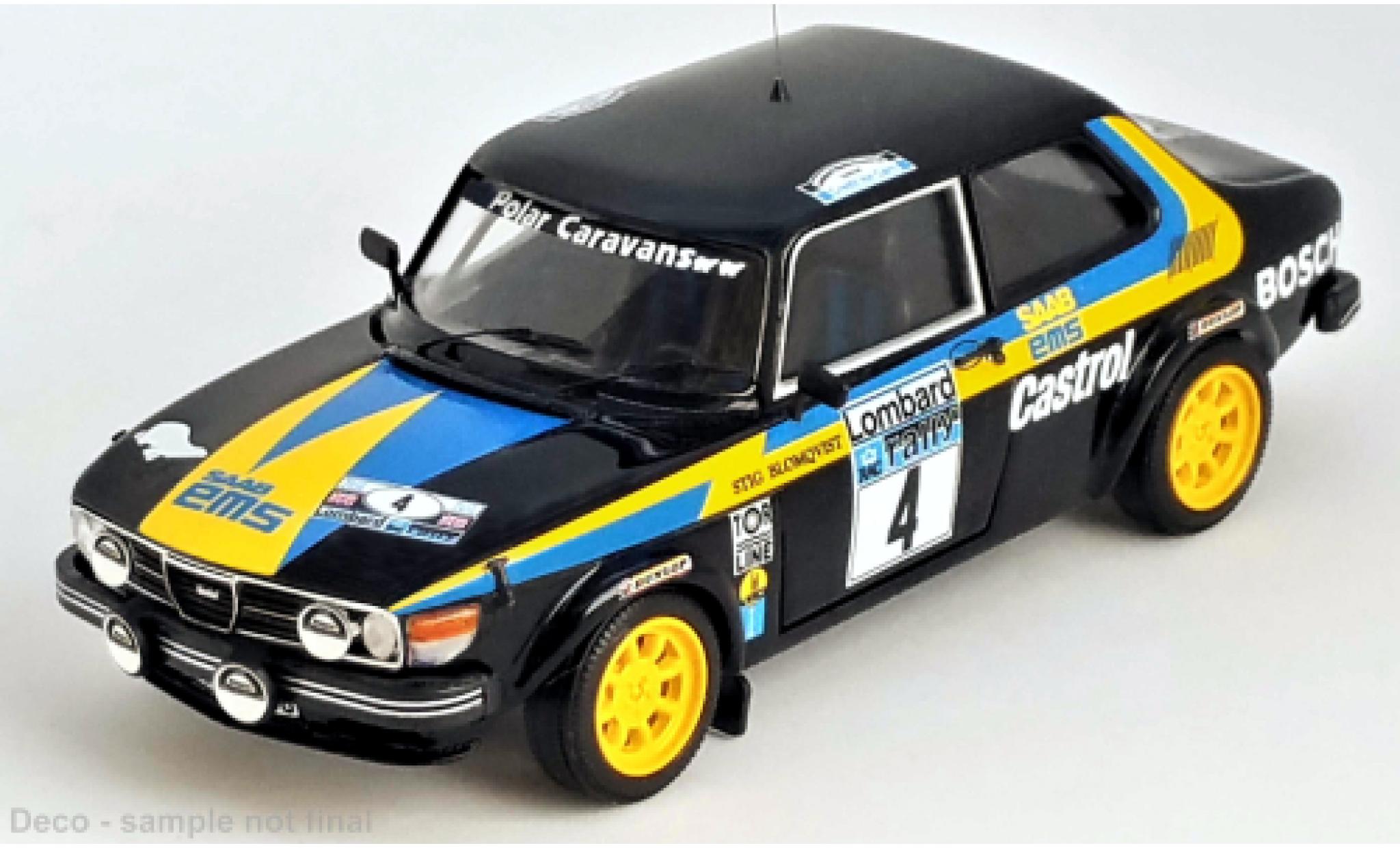 Modellino In Miniatura Saab 99 1/43 Trofeu EMS No.4 Rallye WM RAC ...