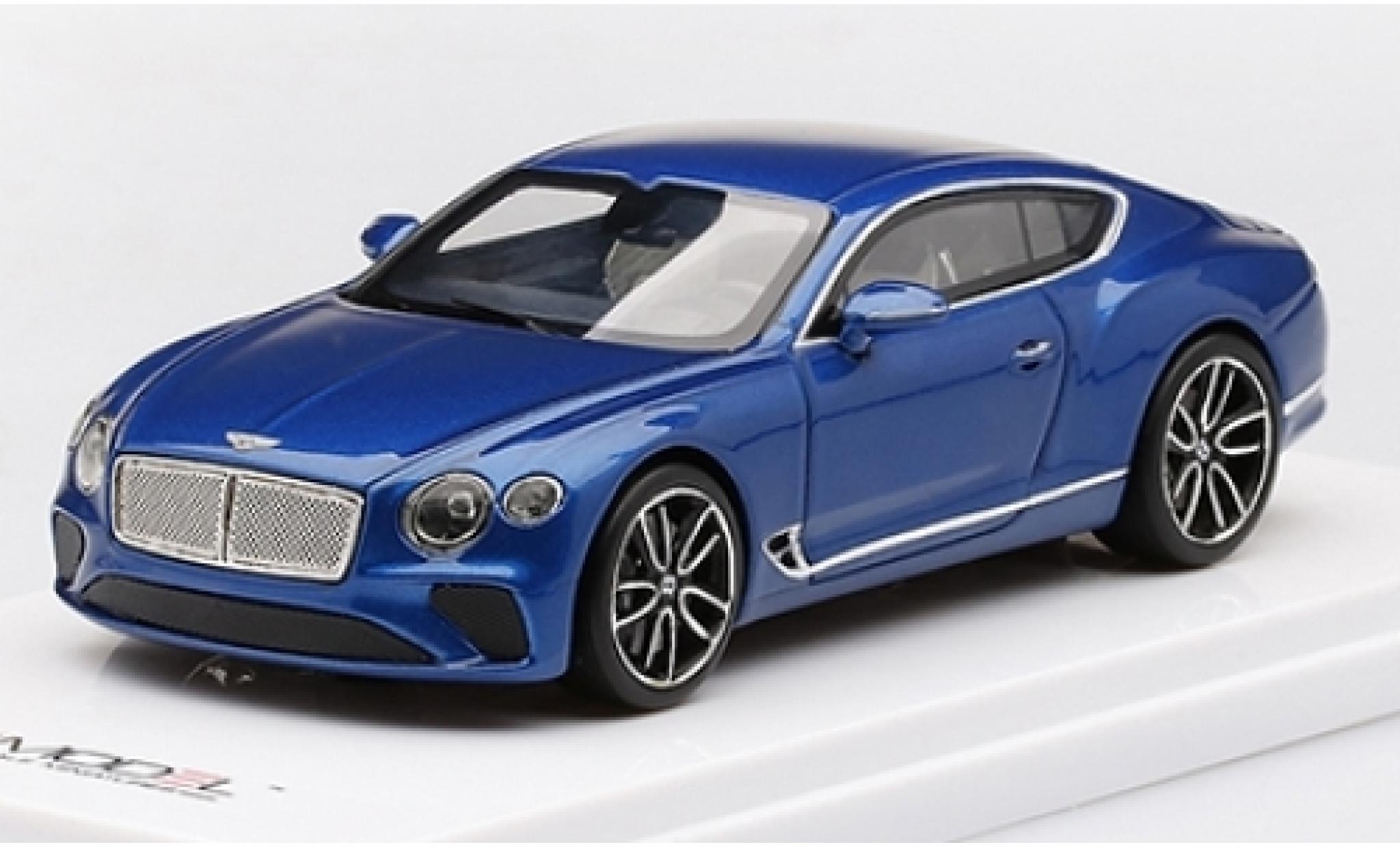 Bentley Continental 1/43 TrueScale Miniatures GT metallic-bleue 2018
