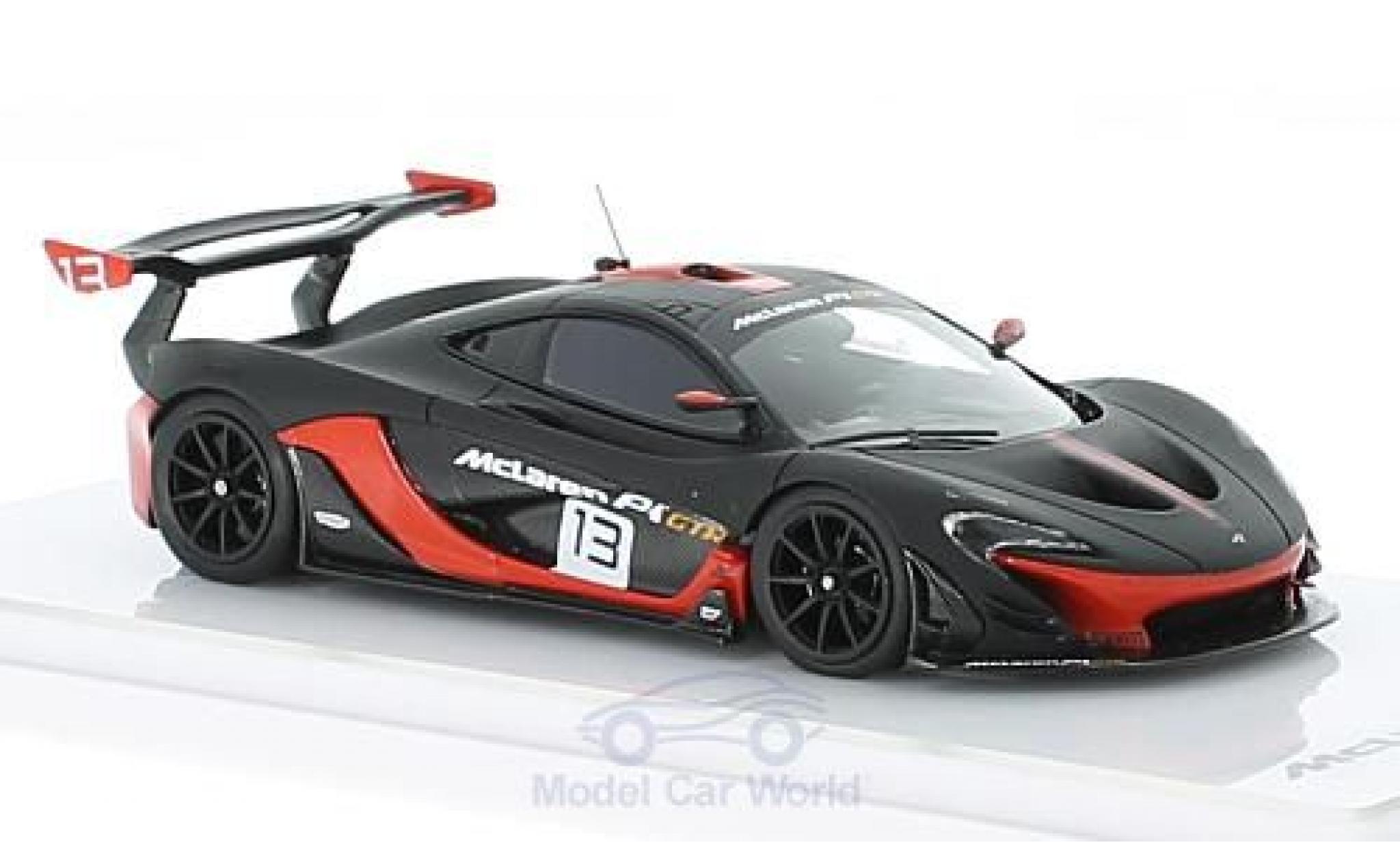 McLaren P1 1/43 TrueScale Miniatures GTR matt-noire/rouge