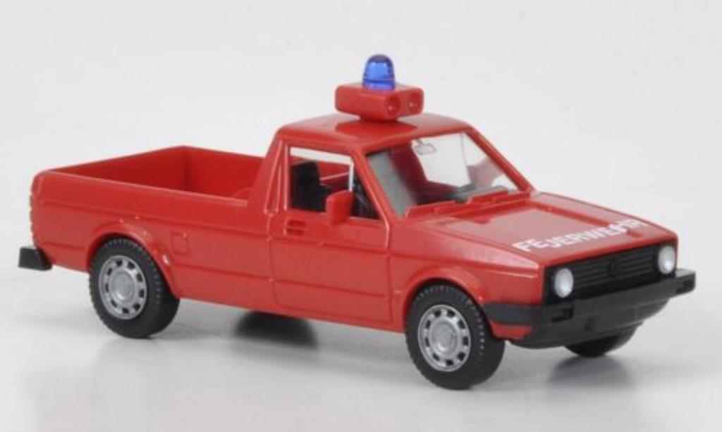 Volkswagen Caddy 1/87 Wiking I Feuerwehr mit Tragkraftspritze modellautos