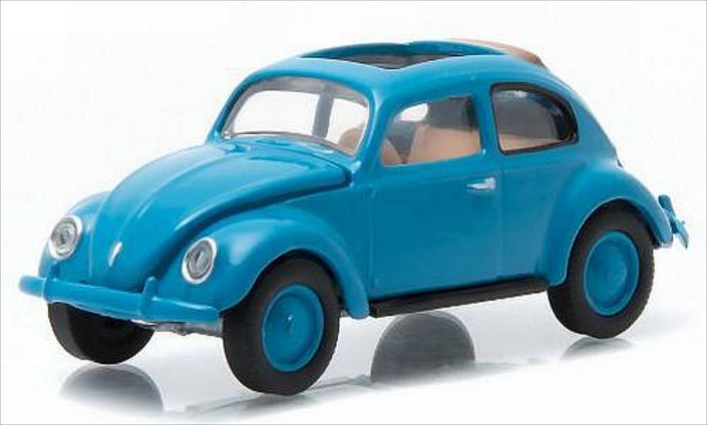 Volkswagen Kafer 1/64 Greenlight bleu 1946 miniature