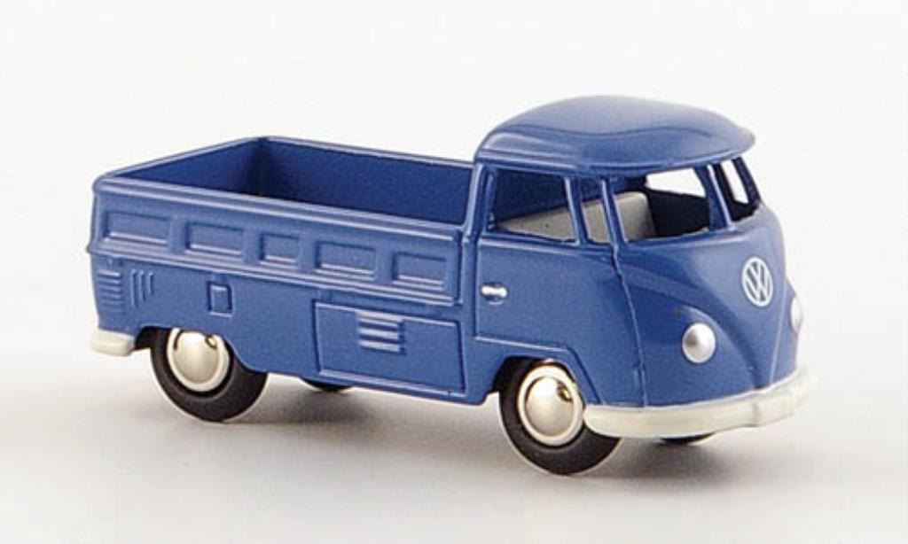 Volkswagen T1 1/87 Bub Pritsche bleu modellino in miniatura
