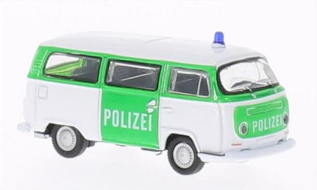 Volkswagen T2 1/87 Welly Bus Polizei 1972 diecast model cars
