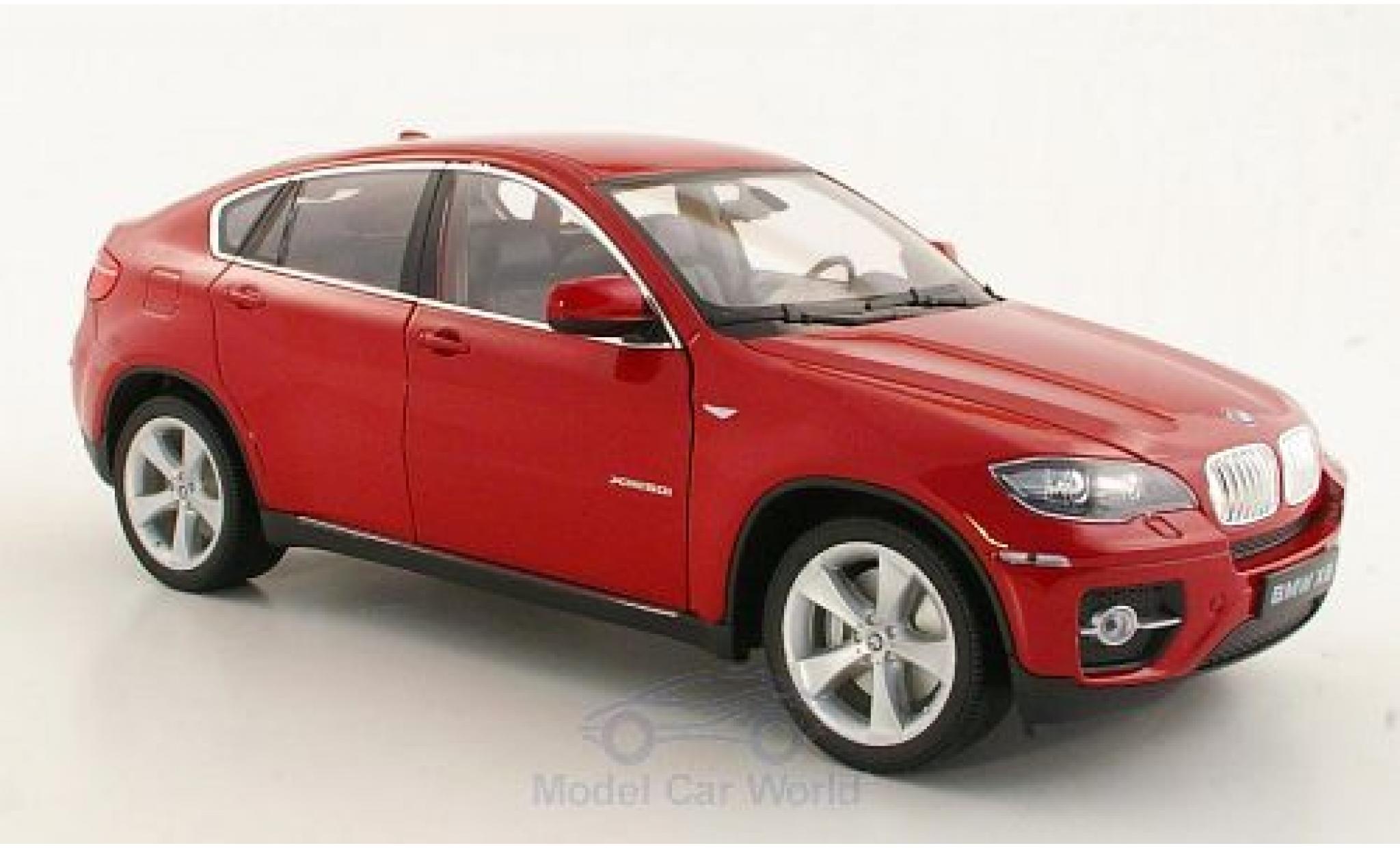 Bmw X6 1/18 Welly rouge