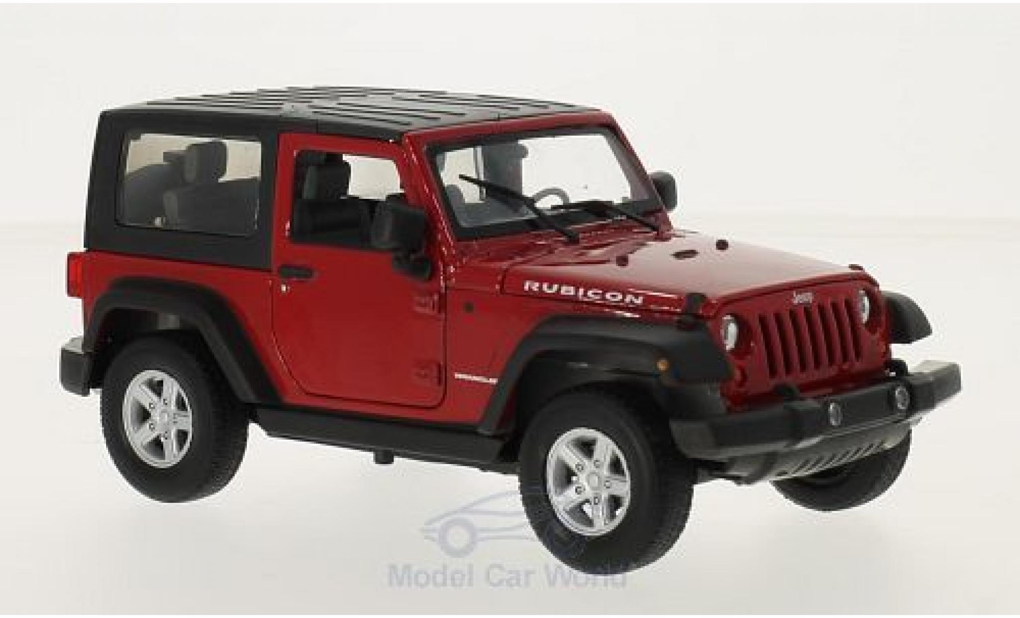 Jeep Wrangler 1/24 Welly rouge