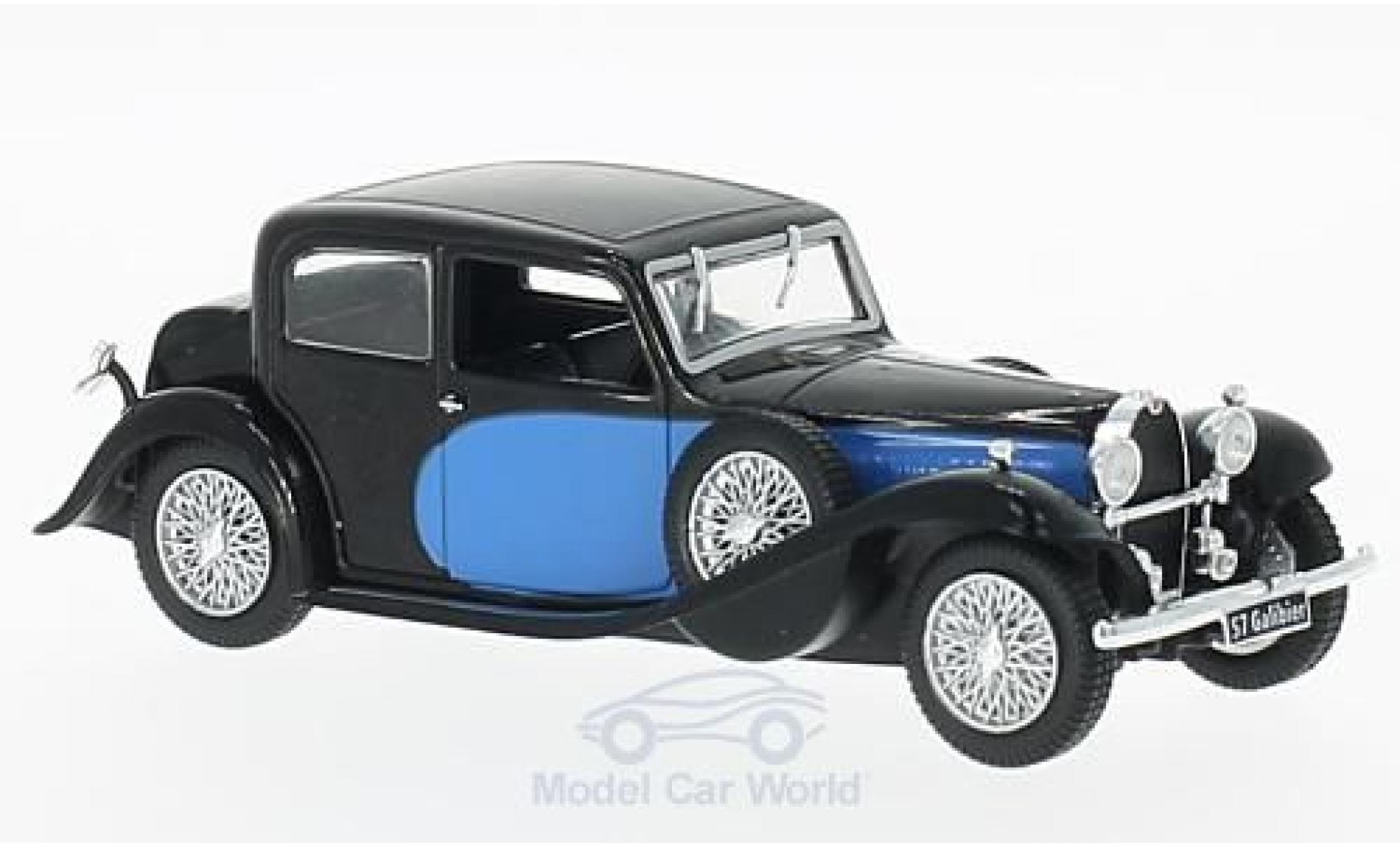 Bugatti 57 1/43 WhiteBox Galibier bleue/noire 1934