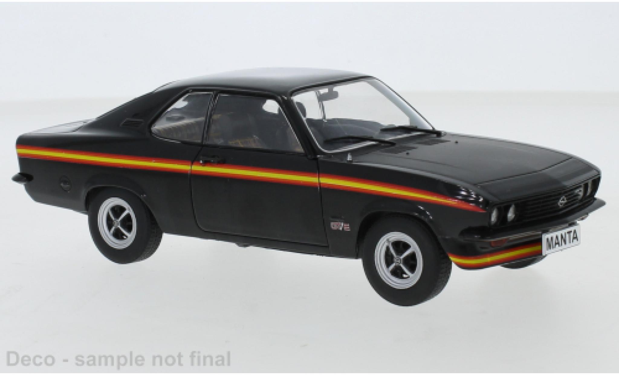 Opel Manta 1/24 WhiteBox A GT/E black 1974 Black Magic