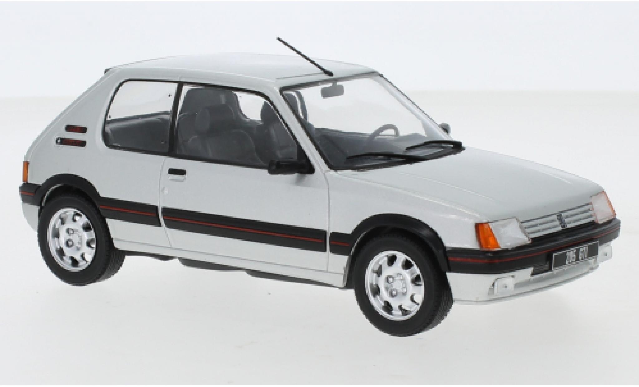 Peugeot 205 1/24 WhiteBox 1.9 GTI grise 1988