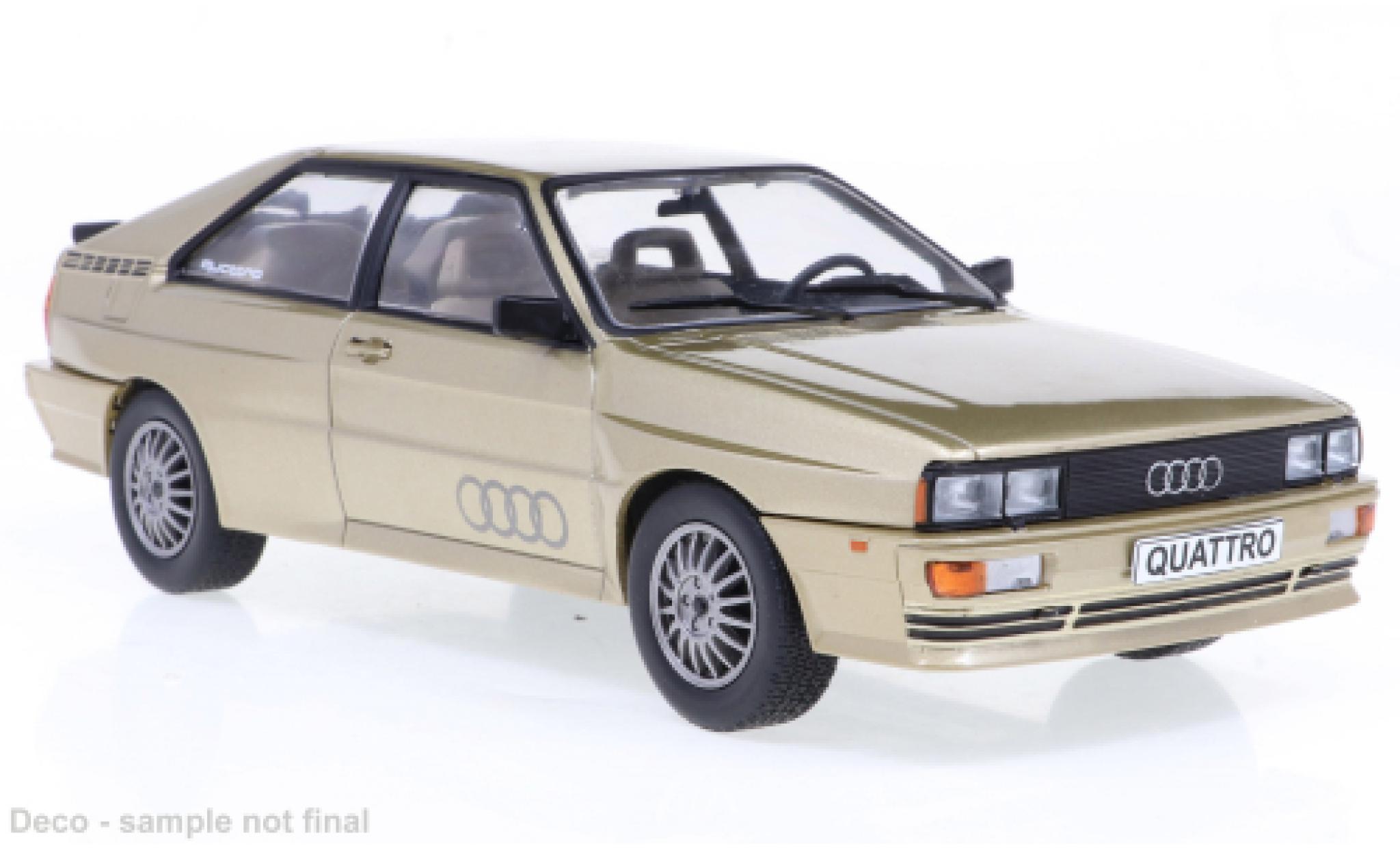 Audi Quattro 1/24 WhiteBox beige/Dekor 1981