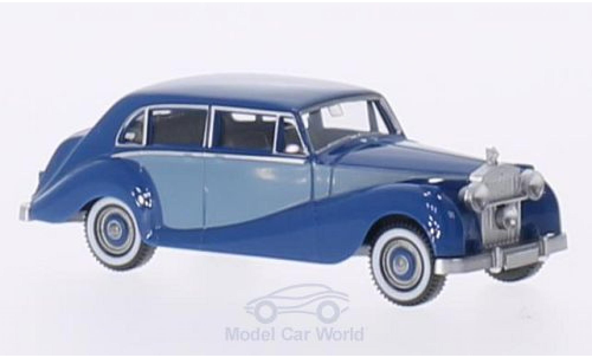 Rolls Royce Silver Wraith 1/87 Wiking bleue/matt-bleue