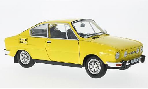 Skoda 110 1/18 Abrex R Coupe jaune 1980 miniature