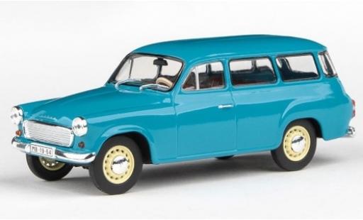 Skoda 120 1/43 Abrex 2 bleue 1964 miniature