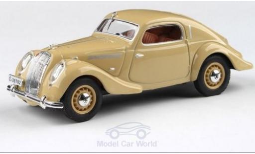 Skoda Popular Sport 1/43 Abrex Monte Carlo dunkelbeige RHD 1937 miniature