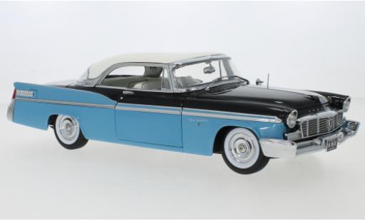 Chrysler New Yorker 1/18 ACME St. Regis noire/metallise bleue 1956 miniature