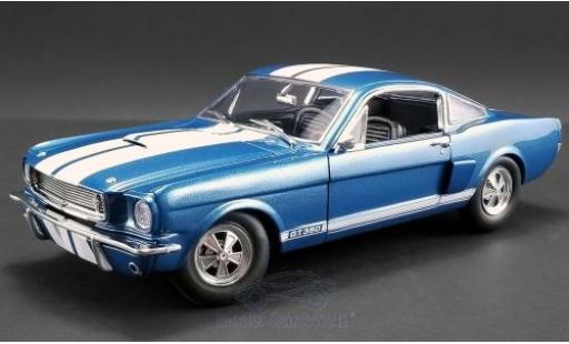 Ford Mustang 1/18 ACME Shelby GT350 Supercharged metallic-bleue/blanche 1966 miniature