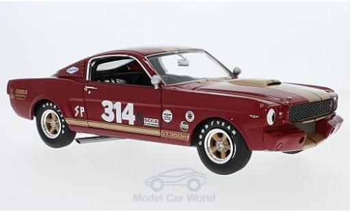 Shelby GT 1/18 ACME 350H rouge/gold 1966 Rent A Racer No.314 miniature