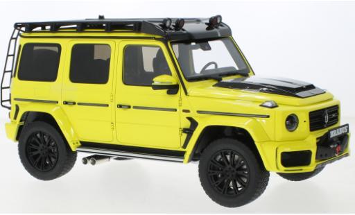 Mercedes Classe G 1/18 Almost Real Brabus AMG G63 jaune clair/noire 2020 diecast model cars