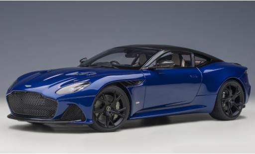 Aston Martin DBS 1/18 AUTOart Superleggera metallic-blau RHD 2019 modellautos