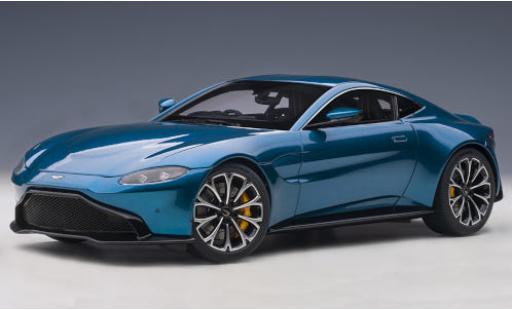 Aston Martin Vantage 1/18 AUTOart metallic-blue RHD 2019 diecast model cars