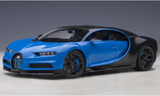 Bugatti Chiron 1/18 AUTOart Sport bleue/carbon 2019 miniature