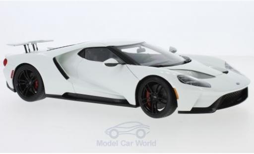 Ford GT 1/18 AUTOart white 2017 diecast model cars