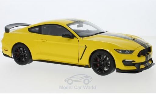Ford Mustang 1/18 AUTOart Shelby GT-350R yellow/black 2017 diecast model cars