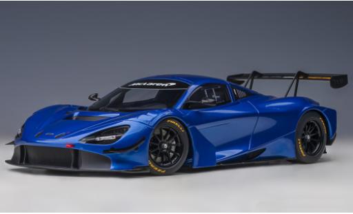 McLaren 720 1/18 AUTOart S GT3 metallic-blue 2019 diecast model cars