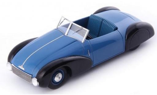 Bmw 340 1/43 AutoCult /1 Roadster bleu/noire 1949 modellautos