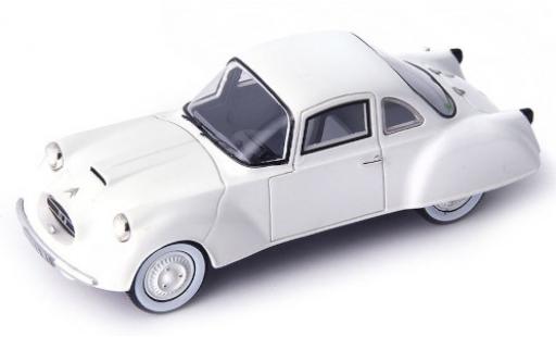 Citroen 2CV 1/43 AutoCult DF Coupe blanche 1956 miniature