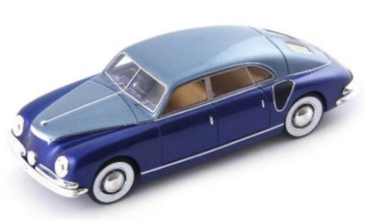 Isotta Fraschini 1/43 AutoCult 8C Monterose Zagato metallic-dunkelbleue/metallic-hellbleue RHD 1947 miniature