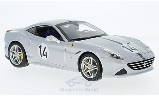 Ferrari California 1/18 Bburago T grigio/blu The Hot Rod 70 Jahre modellino in miniatura