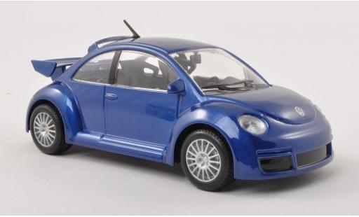Volkswagen New Beetle 1/24 Bburago RSI metallise bleue miniature