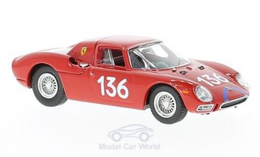 Ferrari 250 LM 1/43 Best LM RHD No.136 Targa Florio 1965 A.Nicodemi/F.Lessona miniature