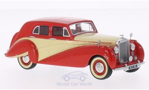 Bentley Mark 6 1/43 BoS Models MK VI Harold Radford Countryman Saloon rouge/hellbeige RHD 1951 miniature