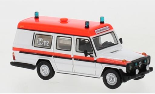 Mercedes Classe G 1/87 BoS Models G-classe Binz blanche/rouge Ambulance 1985 miniature