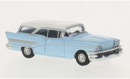 Buick Century 1/87 BoS Models Caballero hellbleue/blanche 1958 miniature