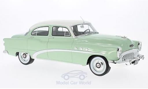 Buick Special 1/18 BoS Models 4-Door Tourback Sedan hellverte/blanche 1953 miniature