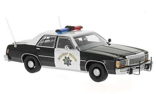 Ford LTD 1/43 BoS Models Crown Victoria black/white California Highway Patrol 1987 diecast model cars