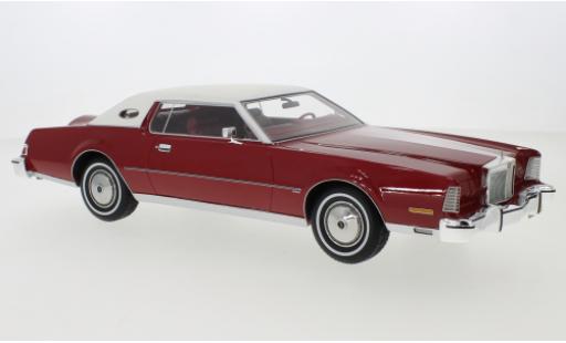 Lincoln Continental 1/18 BoS Models Mark IV metallic-rouge/blanche 1974 miniature