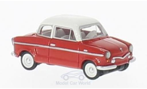 NSU Prinz 1/18 BoS Models III rouge/blanche 1960 miniature