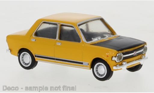 Fiat 128 1/87 Brekina giallo/nero 1969 modellino in miniatura