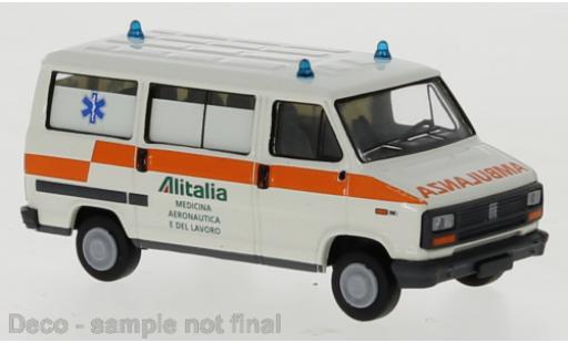 Fiat Ducato 1/87 Brekina bus Ambulance Alitalia 1982 diecast model cars