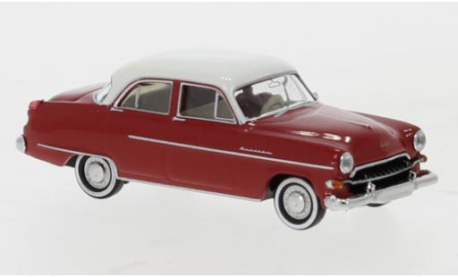 Opel Capitaine 1/87 Brekina rouge/blanche 1954 miniature