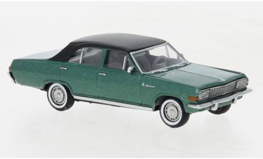 Opel Diplomat 1/87 Brekina A metallise verde/negro 1964 coche miniatura