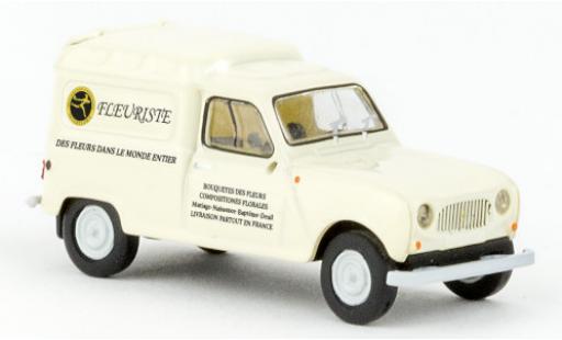 Renault 4 1/87 Brekina R Fourgonnette Fleuriste (F) 1961 modellino in miniatura